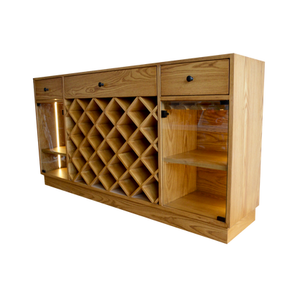 Credenza 'Reserva' | Madera de Fresno y Cuarzo