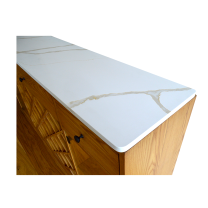 Credenza 'Reserva' | Madera de Fresno y Cuarzo