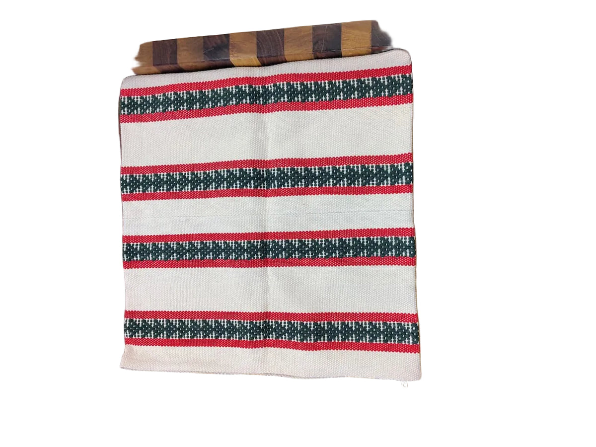 Bicolor Handmade Cushion