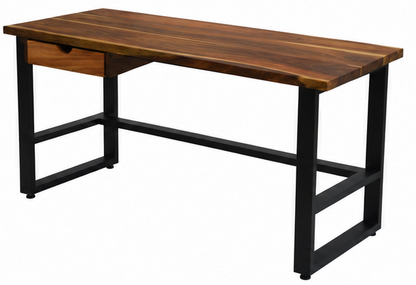 Escritorio 'Bernal' | Madera Parota y Acero