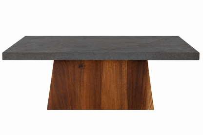 Mesa de centro 'Iliana' | Madera Tzalam y Porcelanato
